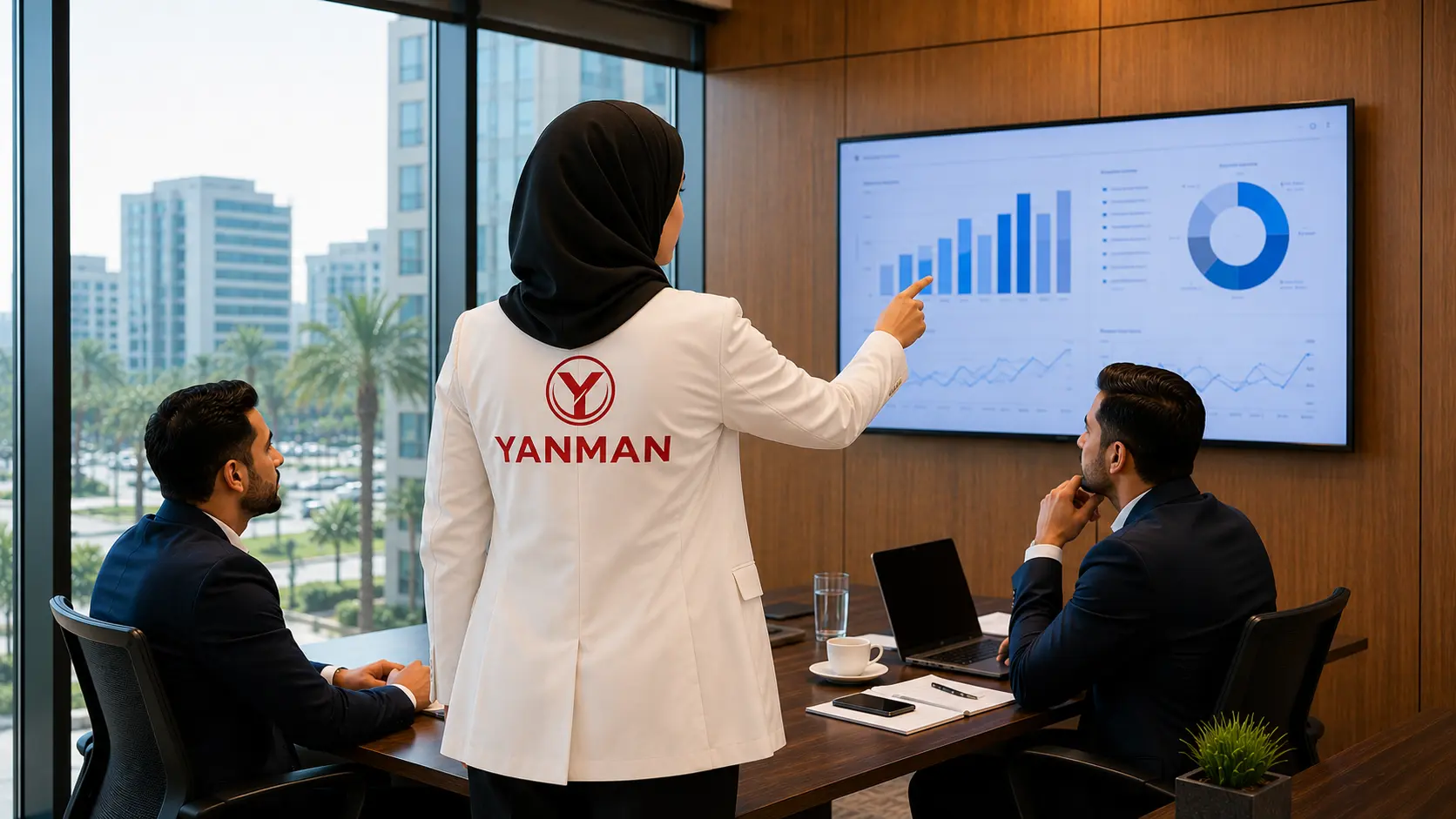 Illustration — conseil et gestion d’entreprise - YANMAN